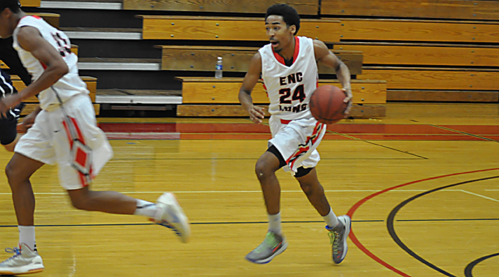 Men’s Hoops Opens Home Slate with 90-76 Victory over Suffolk