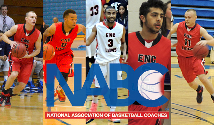 Men’s Basketball Lands Five on NABC Honors Court