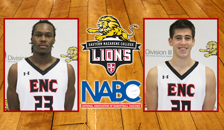 Two Men’s Basketball Student-Athletes Named to NABC Honors Court