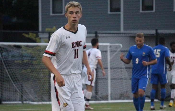 Cawthorne Collects NECC Men’s Soccer Rookie of the Week Accolades