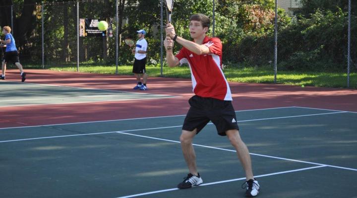 Men’s Tennis Notches 7-2 Win at Wentworth