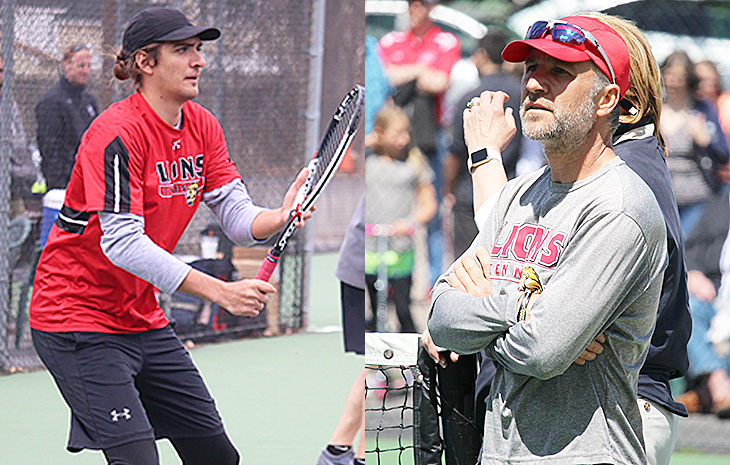 Partyka Repeats as CCC Player of the Year, Popa Voted Coach of the Year; Men’s Tennis Garners Four All-CCC Selections