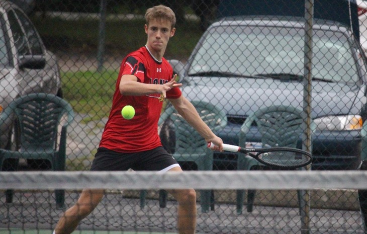 Men’s Tennis Sweeps UMass Dartmouth to Collect First Win