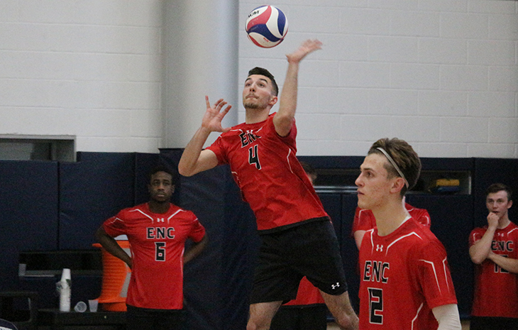 Men’s Volleyball Drops Midweek Matchup at Wentworth, 3-0