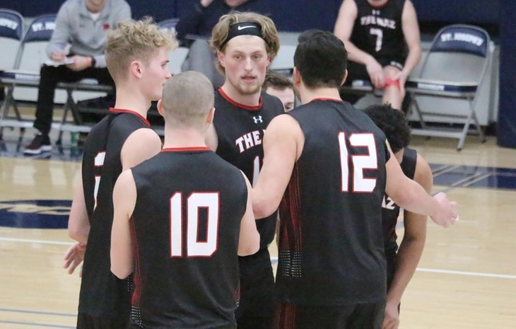 Men’s Volleyball Blanked by Wentworth