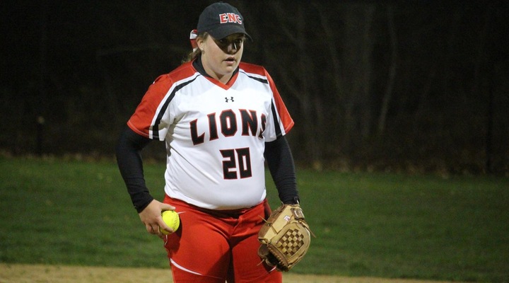 Softball Roars Back in Game Two to Earn Split with Elms