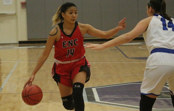 Women’s Basketball Earns Come-from-Behind Win at New England College