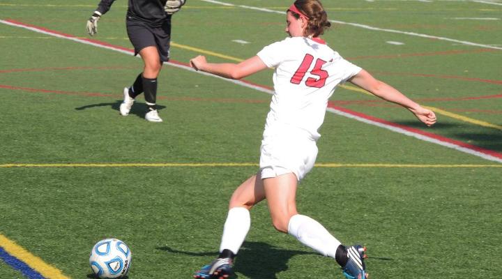 Lawrence, Scahill Tally Two as Women’s Soccer Downs Regis, 5-0