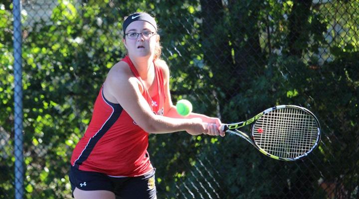 Women’s Tennis Collects 7-2 Win at Curry in Season-Opener