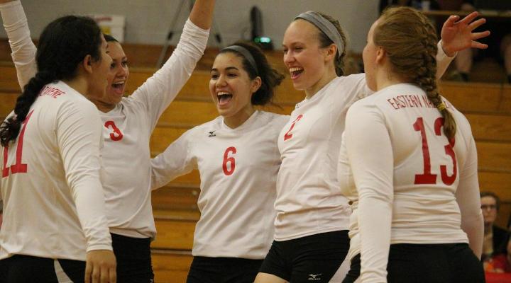 Volleyball Blanked by Husson, Downs UMaine-Presque Isle at Saint Joseph’s Invitational Friday