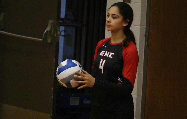 Ruth Aguilar Repeats as NECC Women’s Volleyball Player & Rookie of the Week