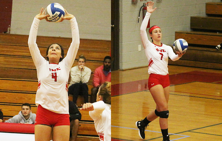 Women’s Volleyball Garners Two All-NECC First Team Selections; Ruth Aguilar Voted NECC Rookie of the Year