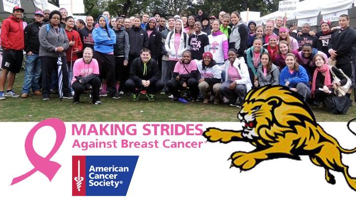 Baseball, Women’s Basketball Teams Participate in Breast Cancer Walk
