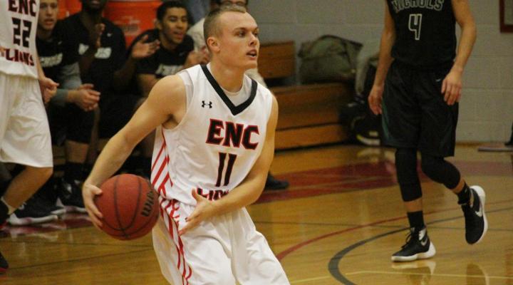 Men’s Basketball Downed by Nichols, 79-67