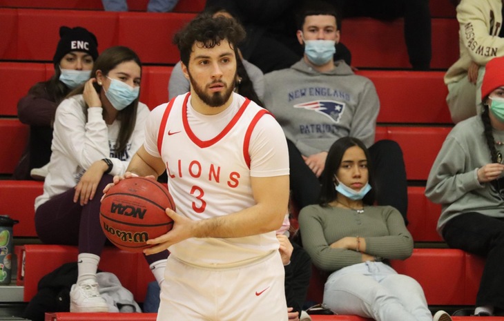 Top-Seed Men’s Hoops Powers Past Lesley to Reach NECC Championship Game