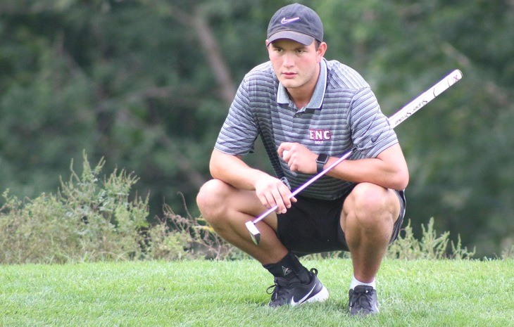 Men’s Golf Sits Eighth After Rain-Shortened Opening Round at MASCAC Championships