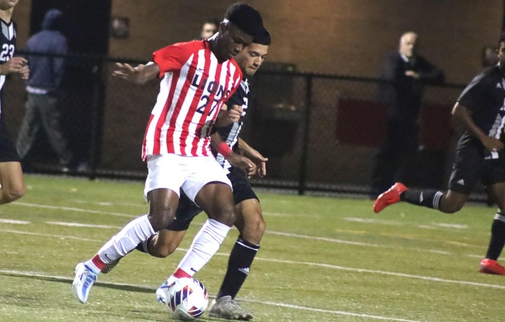Men’s Soccer Advances to Third-Straight NECC Championship Game with Semifinal Win Over Lesley