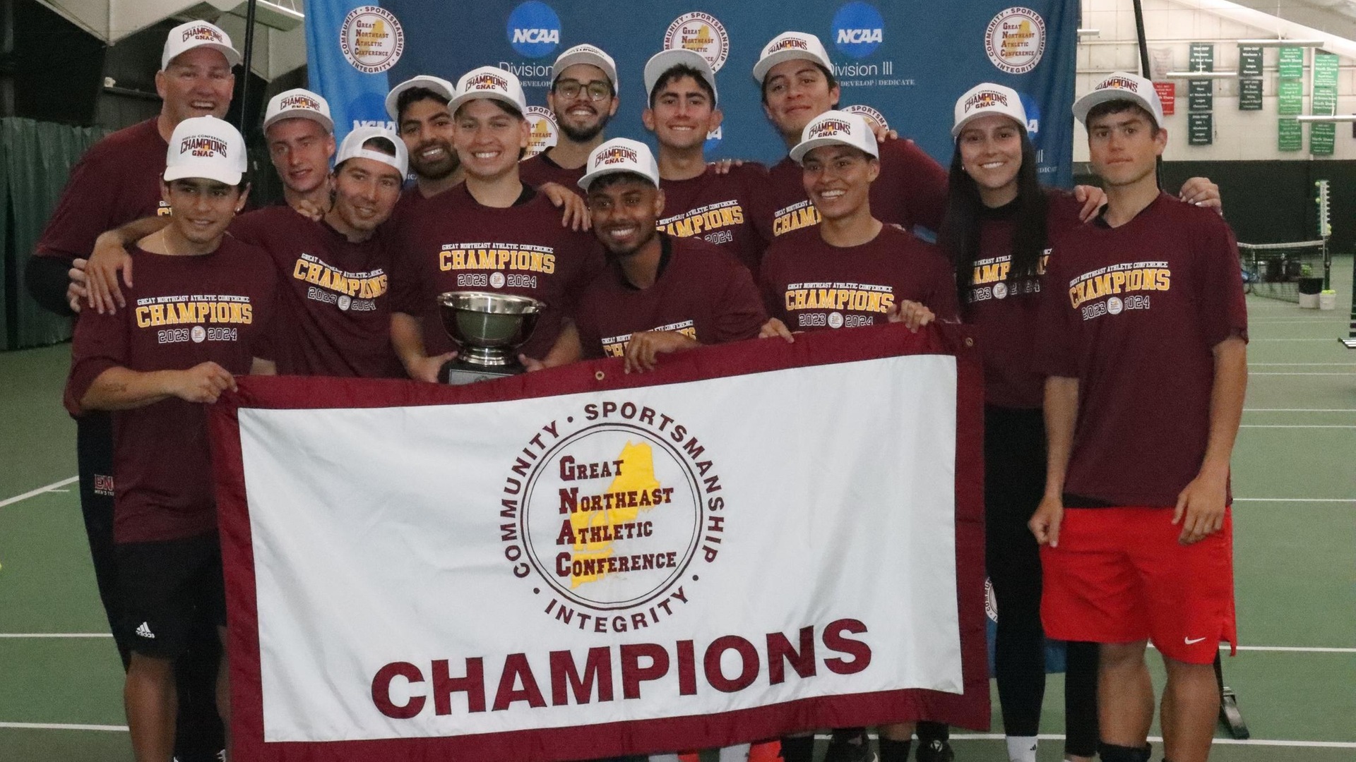 Men’s Tennis Clinches Fourth-Straight GNAC Title, Tops Colby-Sawyer 5-1 Saturday