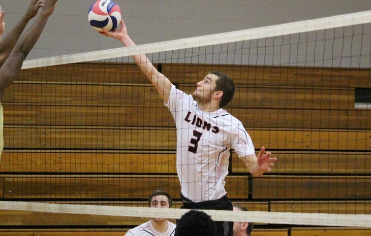 Men’s Volleyball Downed at Elms in NECC-Opener