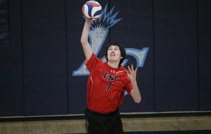 Men’s Volleyball Absorbs 3-0 Loss at Lasell
