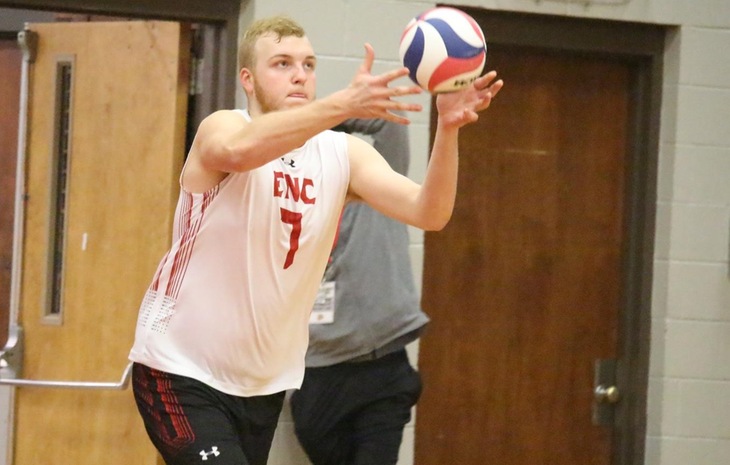 Men’s Volleyball Prevails at Colby-Sawyer, 3-1