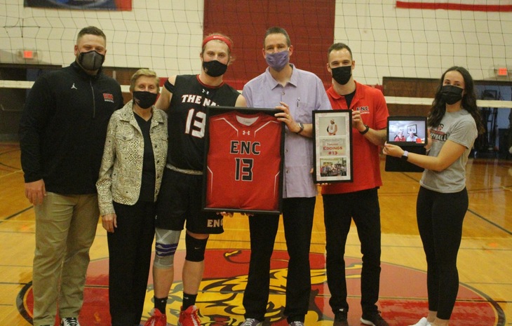Men’s Volleyball Drops Two to Lasell on Senior Night