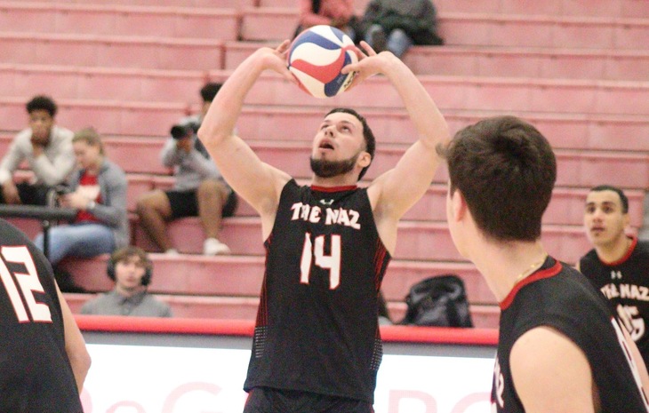 Men’s Volleyball Falls in Four Sets at Division I Sacred Heart