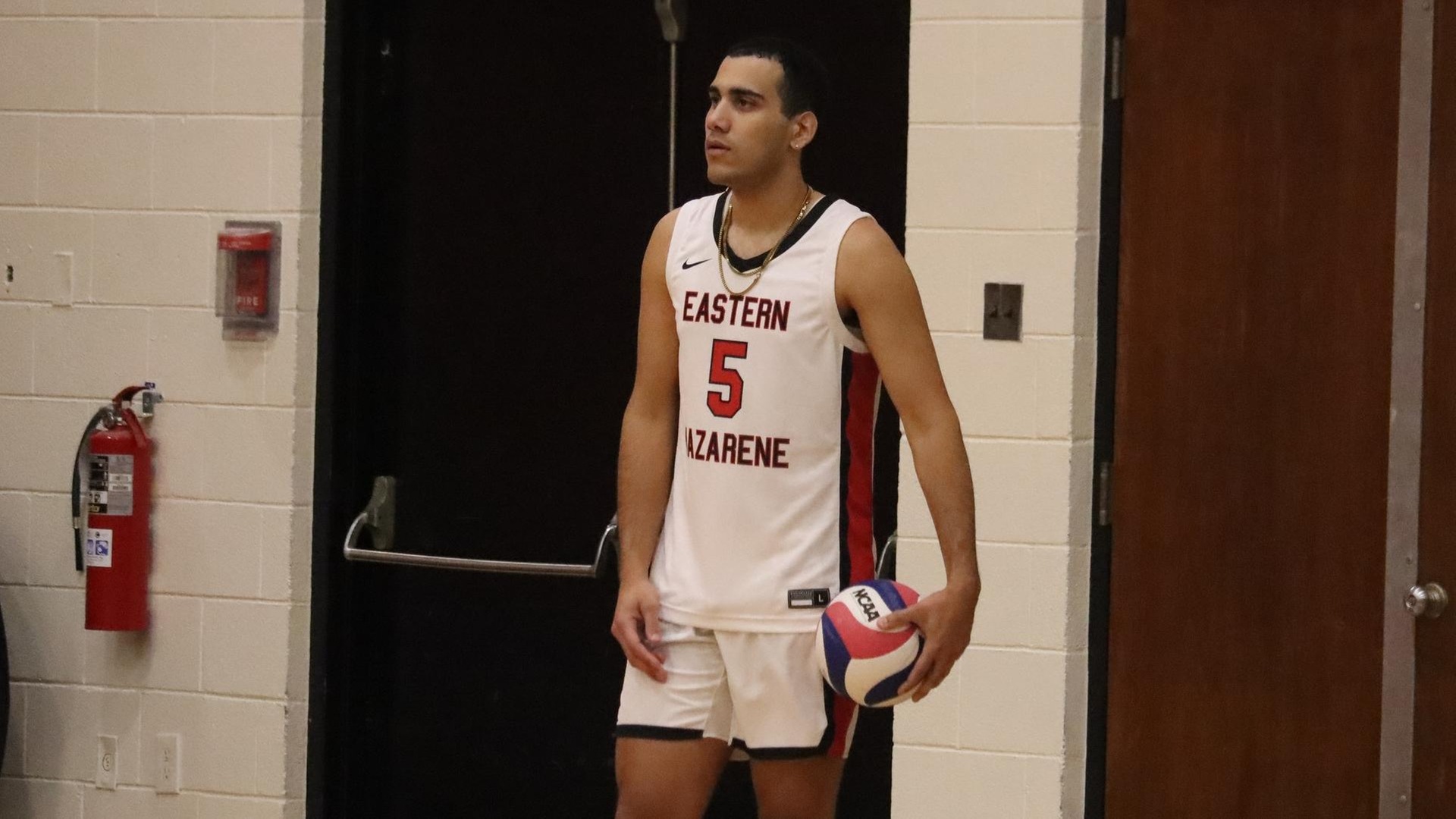 Men’s Volleyball’s Alejandro Garcia Fernandez Earns Fourth NEVC Player of the Week Honor