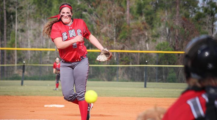 Softball Wins Twice on Opening Day, Tops Elms and Olivet