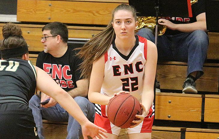 Top-Seeded Women’s Basketball Tops No. 4 Seed Becker in NECC Tournament Semifinals, 54-44