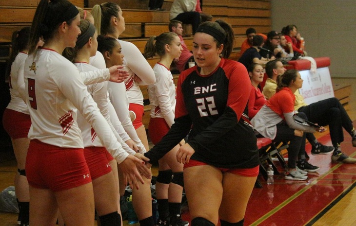 Top-Seeded Women’s Volleyball Hosts No. 8 Mitchell in NECC Quarterfinals Tuesday