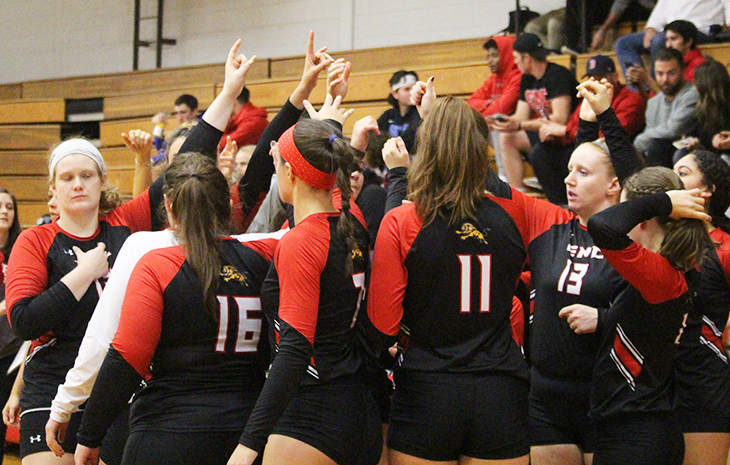 Top-Seeded Women’s Volleyball Squares Off Against No. 4 New England College in NECC Semifinals Friday
