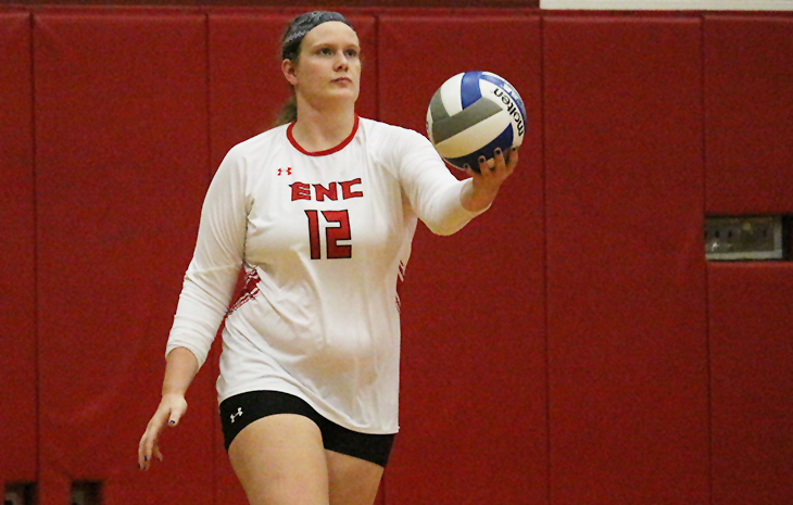 Women’s Volleyball Sweeps Fisher & Nichols Saturday at ENC Classic