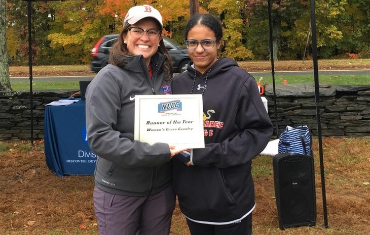 Kingsley Claims Runner & Rookie of the Year Honors to Lead Women’s Cross Country to Fourth-Place Finish at NECC Championships