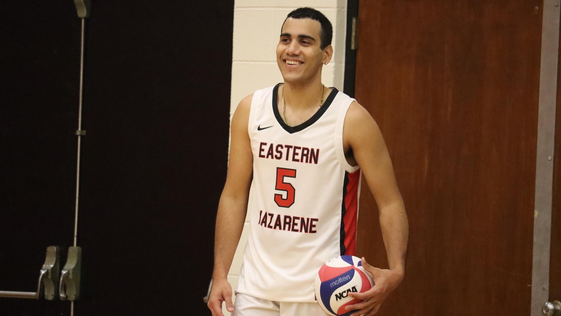 Men’s Volleyball’s Alejandro Garcia Fernandez Collects Third-Straight NEVC Player of the Week Award