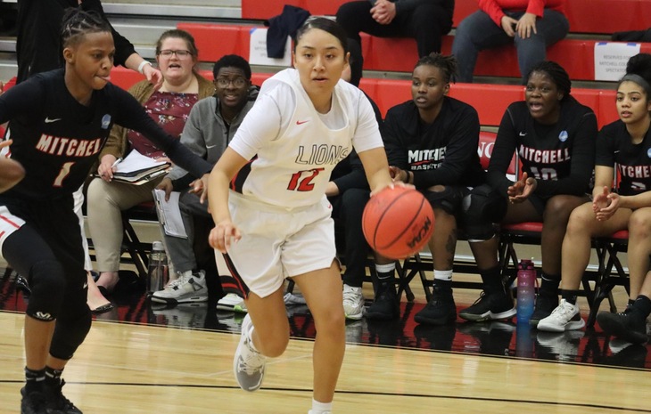 Women’s Basketball Falls to Mitchell, 93-84, in NECC Semifinals